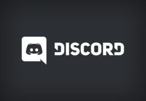 The Discord logo on Discord's brand color grey.