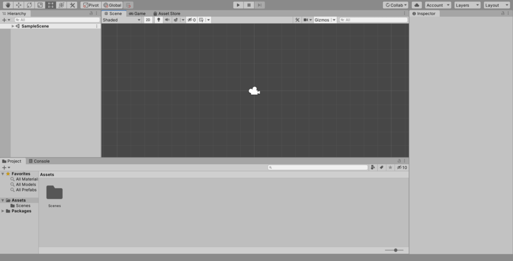 unity aquas asset not visible in the scene viewer